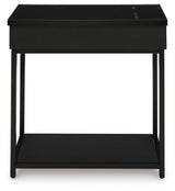 Gemmet - Black - Accent Table