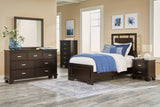 Covetown - Five Drawer Chest - Dark Brown