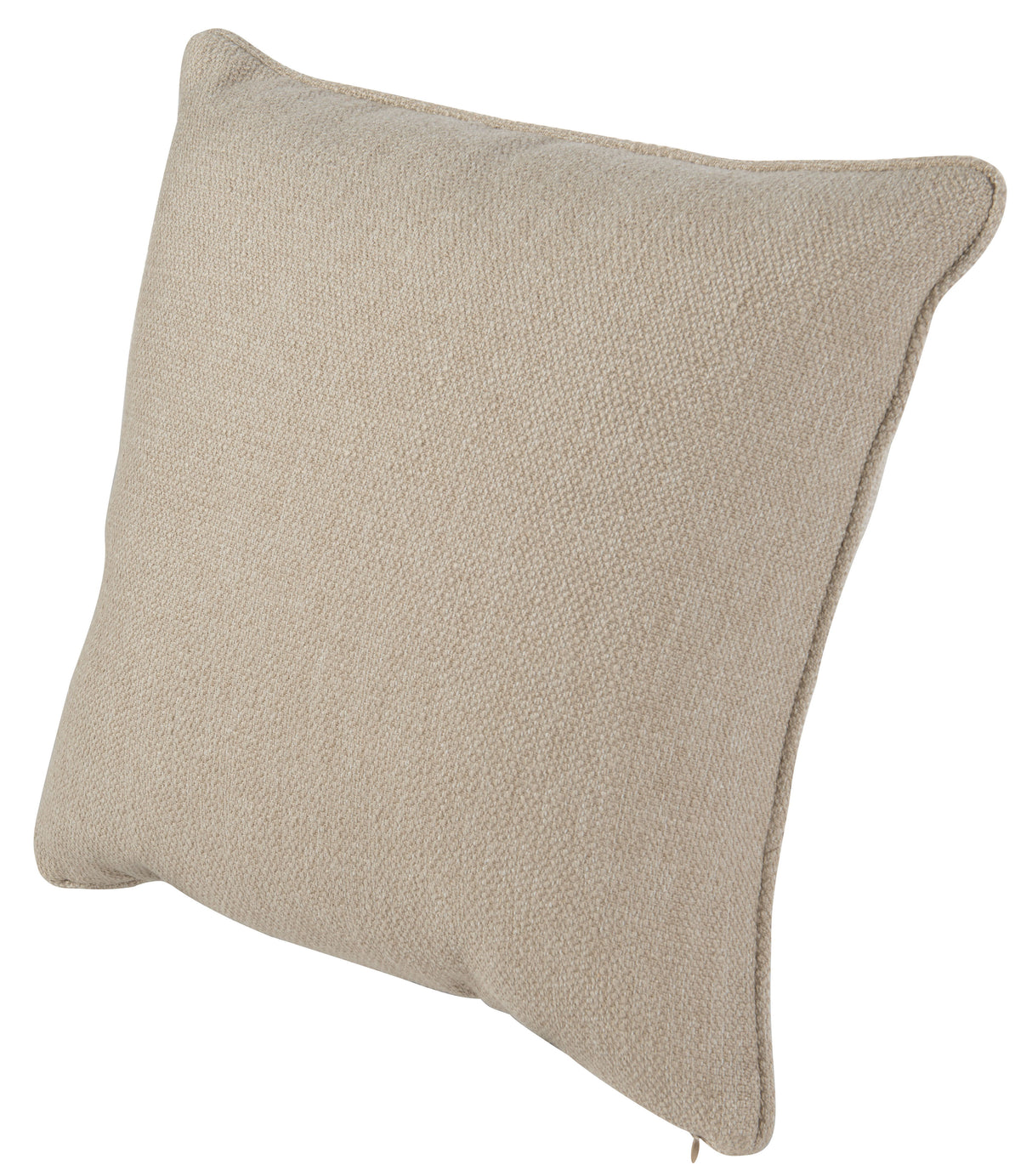 18" Square Welt No Pleats Pillow - Beige