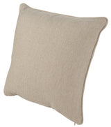 18" Square Welt No Pleats Pillow - Beige