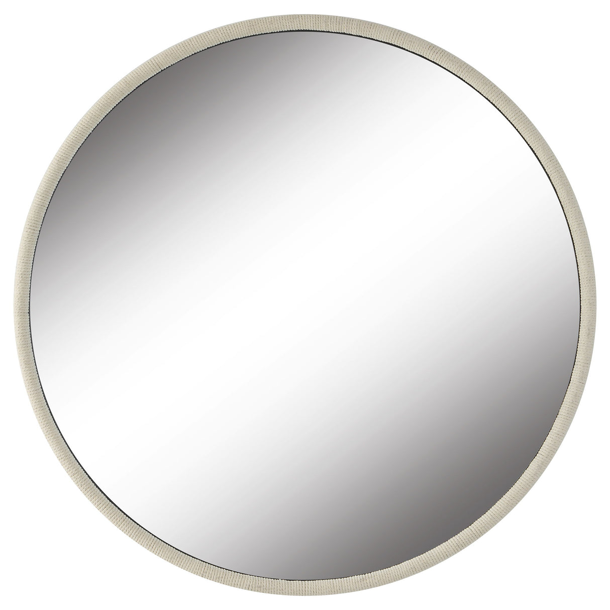 Ranchero - White Round Mirror