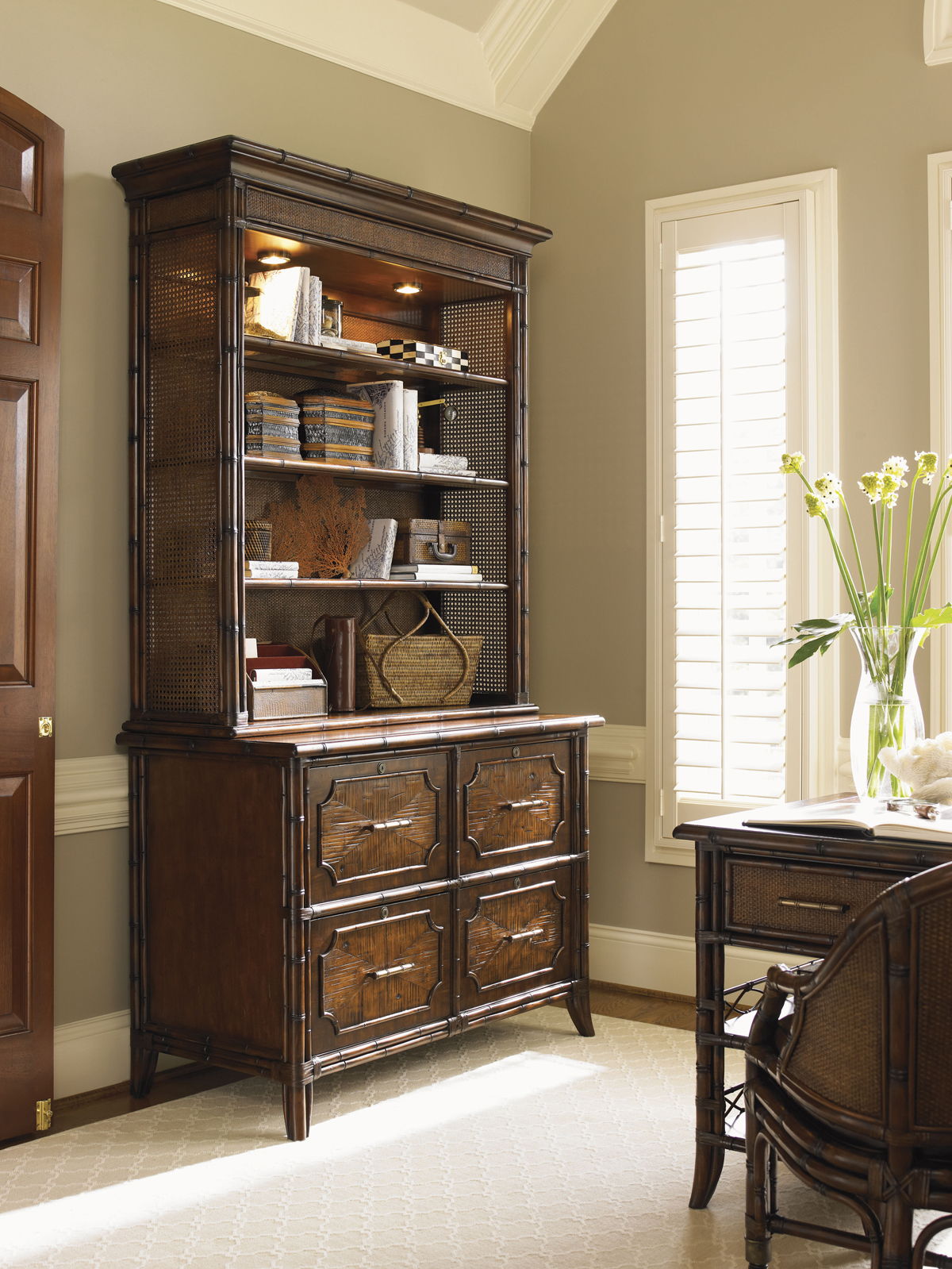 Bal Harbour - Laguna Beach File Chest - Dark Brown