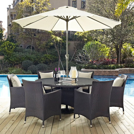 Clearview 8 Piece Outdoor Patio Dining Set