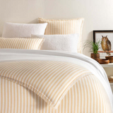 Palisades Stripe Duvet Cover - CHARCOAL, SLATE BLUE OR CAMEL