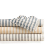 Palisades Stripe Duvet Cover - CHARCOAL, SLATE BLUE OR CAMEL