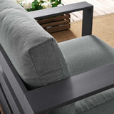 Tayville Outdoor Patio Powder-Coated Aluminum Armchair