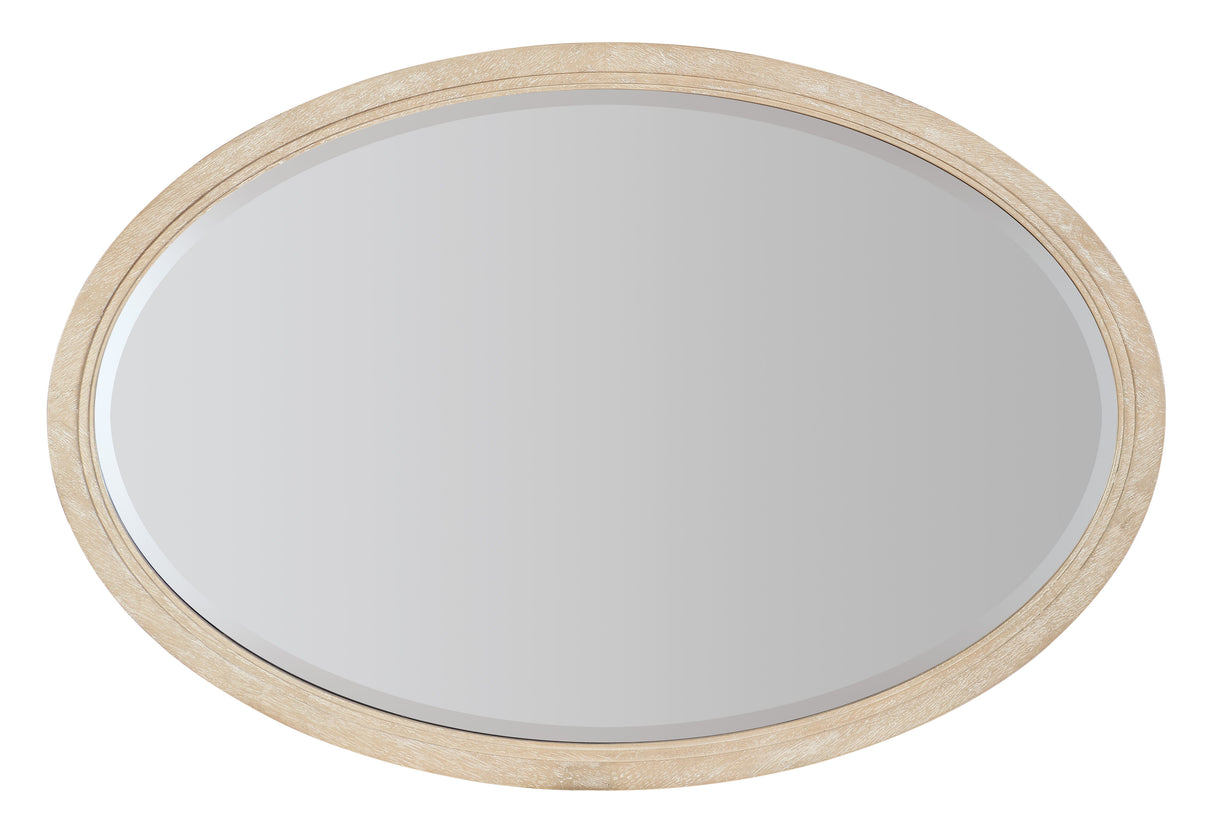 Nouveau Chic - Oval Mirror - Light Brown