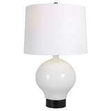 Collar - Gloss White Table Lamp