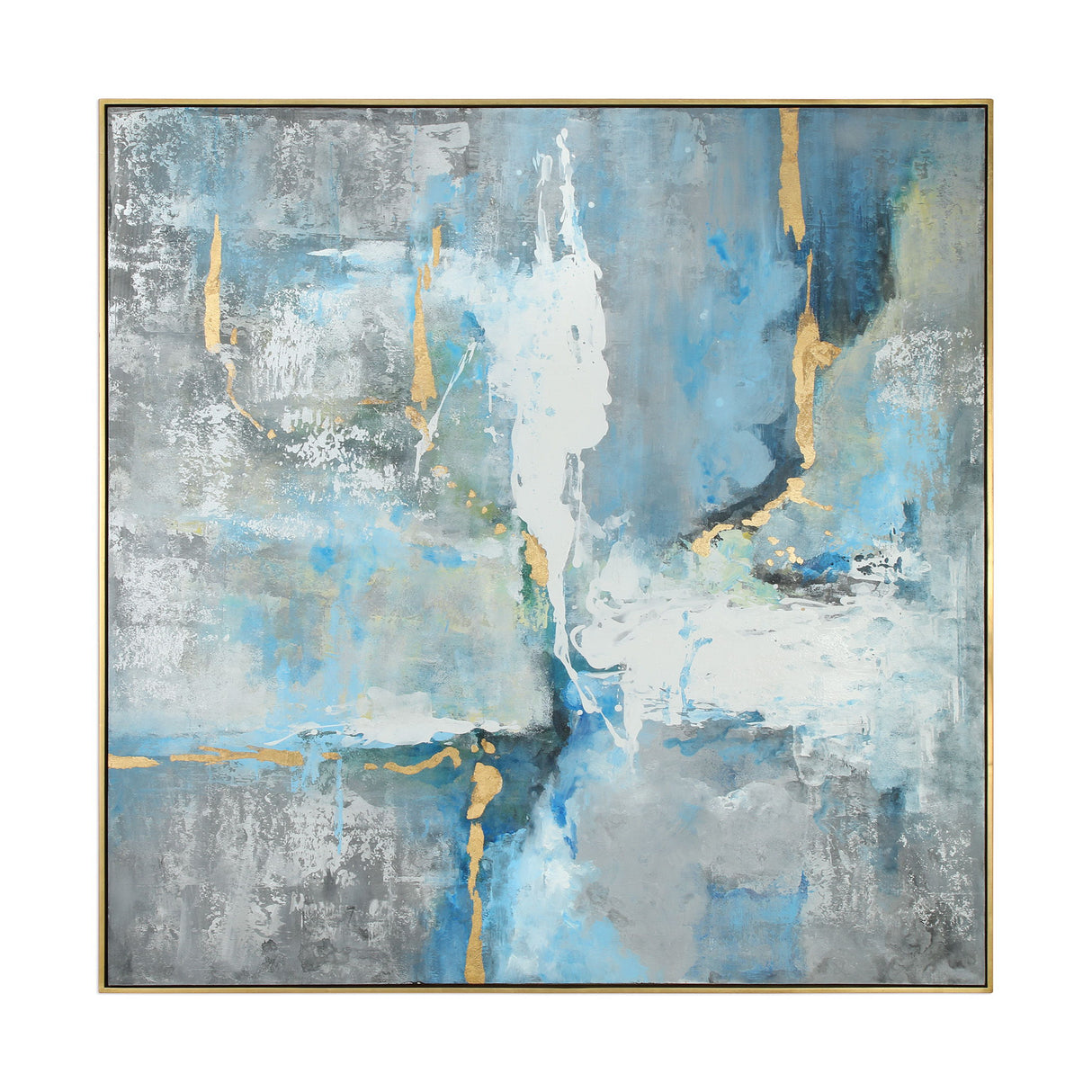 Meditation - Modern Art - Blue