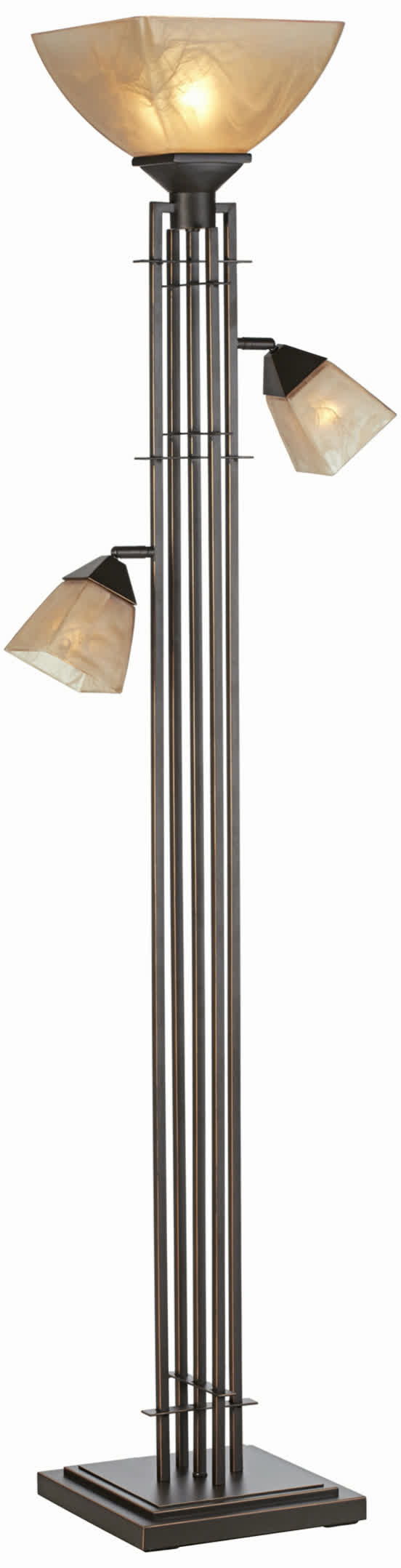 City Lines - Floor Lamp - Bronze With Copper Highlights