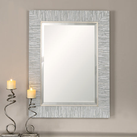 Belaya - Wood Mirror - Gray