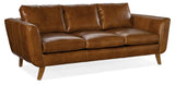 Alora - Stationary Sofa 8-Way Tie - Dark Brown