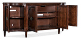 Charleston - Four-Door Buffet - Dark Brown