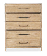 Retreat - Pole Rattan Five-Drawer Chest