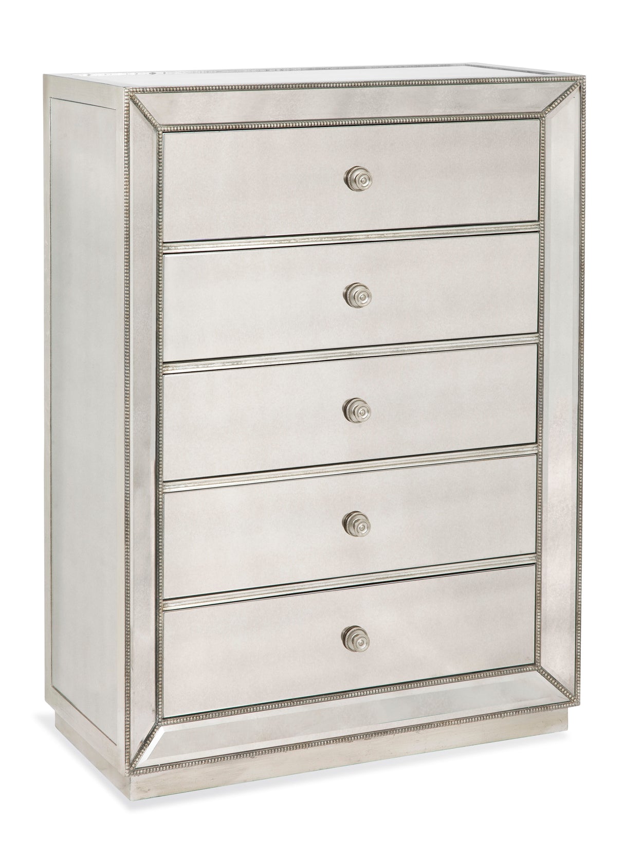 Murano - 5 Drawer Chest - Silver