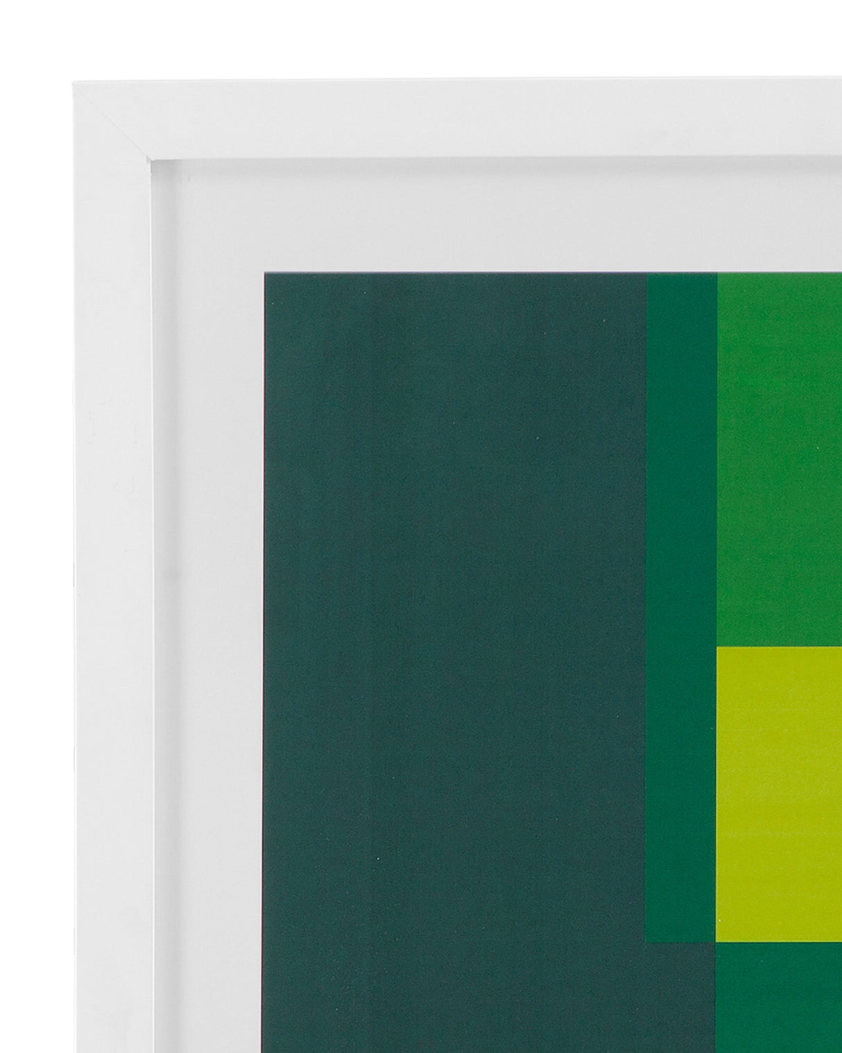 Emerald Centerpoint III - Framed Art - Dark Green