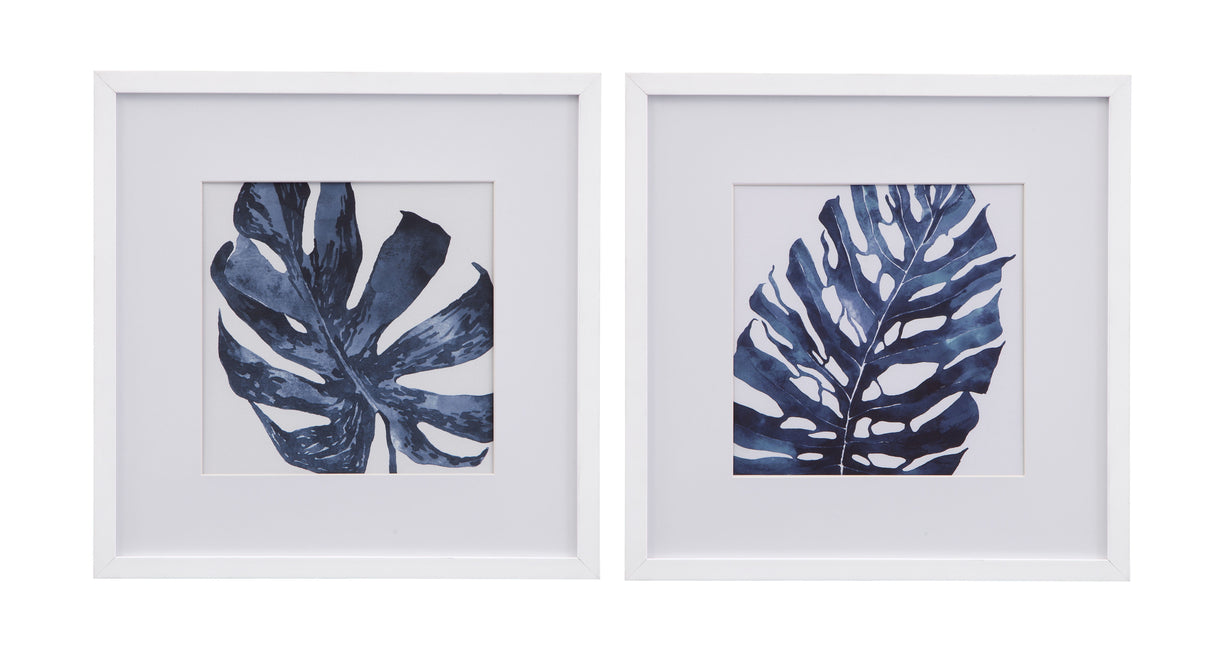 Palms - Canvas Art (Set of 2) - White