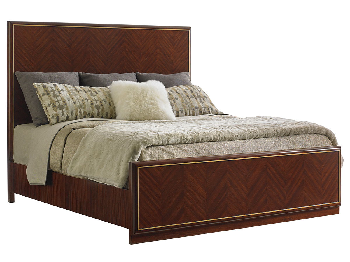 Take Five - Carlyle Panel Bed 6/0 California King - Dark Brown