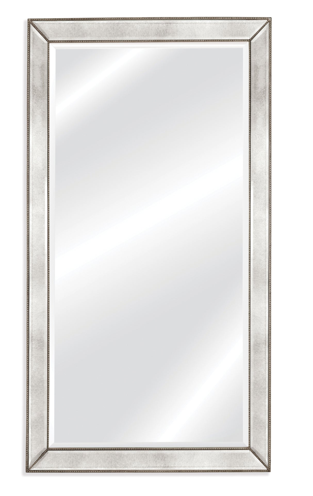 Beaded - Floor Mirror 79" - Silver