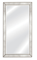 Beaded - Floor Mirror 79" - Silver