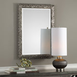 Evelina - Leaves Mirror - Silver