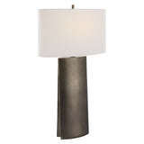 V-Groove - Modern Table Lamp - Dark Gray