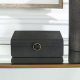 Lalique - Black Shagreen Box