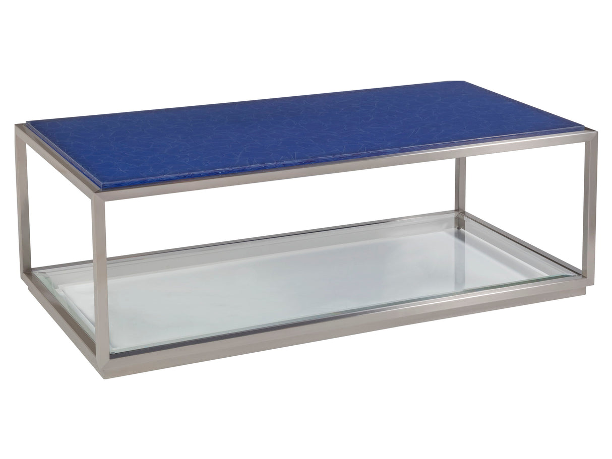 Signature Designs - Ultramarine Rectangular Cocktail Table - Blue