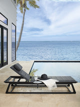 South Beach - Chaise Lounge - Dark Gray