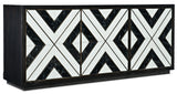 Sanctuary 2 - Noir Et Blanc Entertainment Console