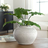 Floreana - Round Vase - White