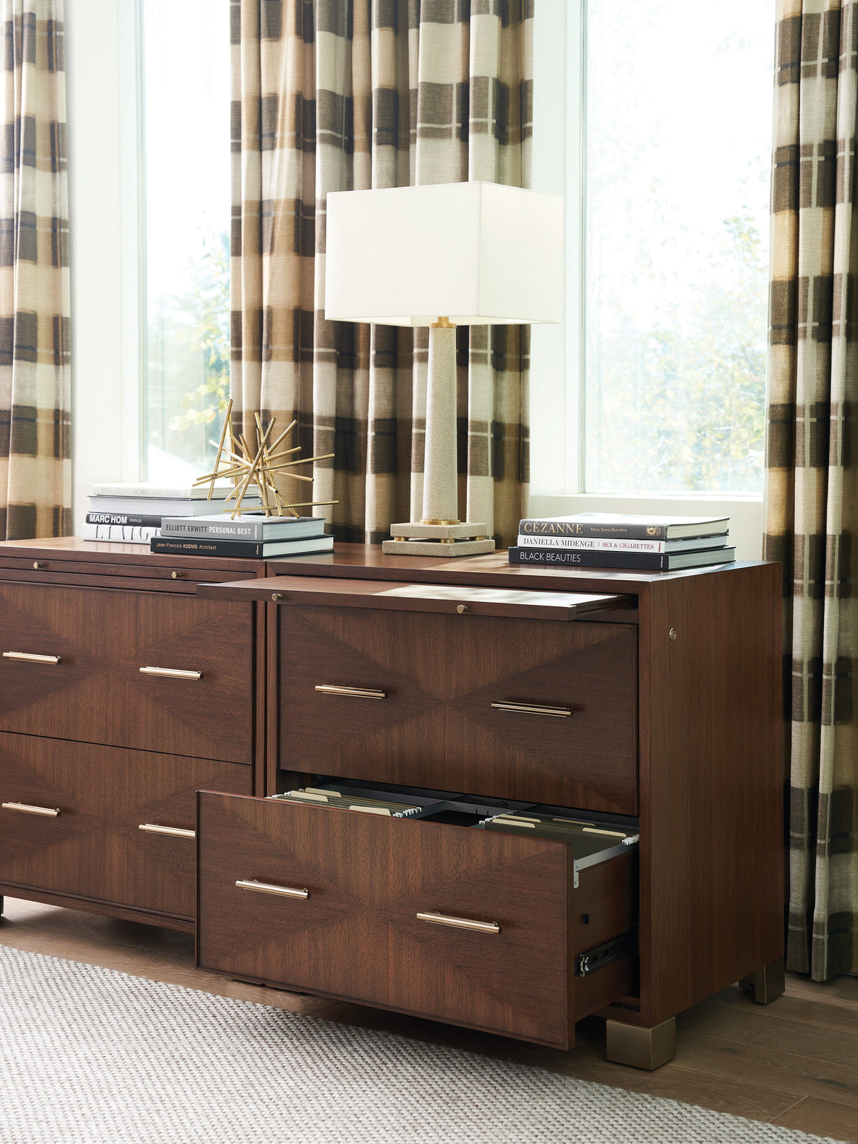 Studio Designs - Berwick File Chest - Dark Brown