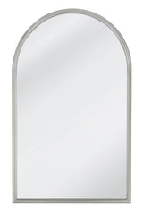 Malia - Floor Mirror - Pearl Silver