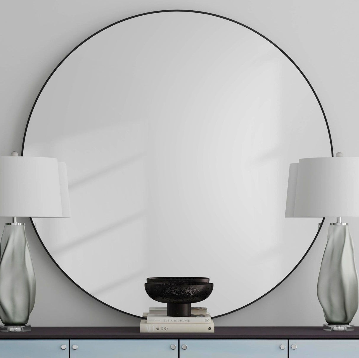 Eltham - Wall Mirror - Black