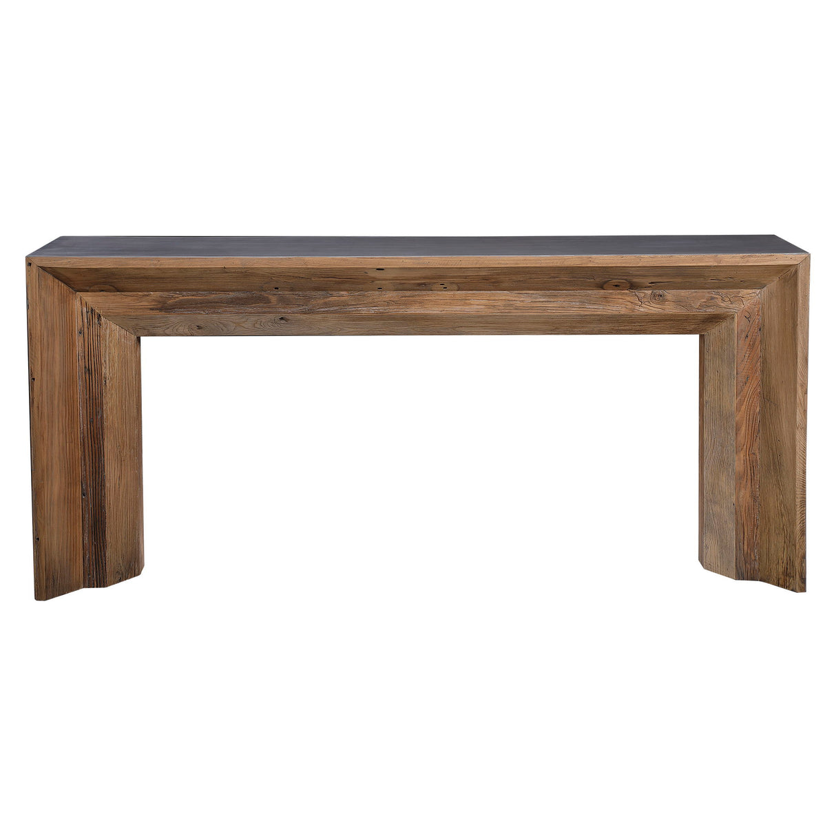 Vail - Reclaimed Wood Console Table - Brown, Dark