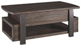 Vailbry - Brown - Lift Top Cocktail Table