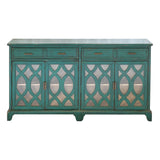 Oksana - Wooden Credenza - Green