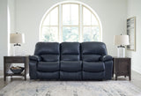 Leesworth - 3 Pc. - Power Reclining Sofa, Power Reclining Loveseat, Power Rocker Recliner - Ocean