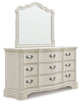 Arlendyne - Dresser And Mirror - Antique White