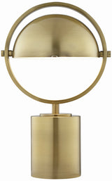 Drome - Table Lamp - Brushed Antique Brass