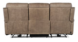 SS - Duncan Power Sofa With Power Headrest & Lumbar - Light Brown