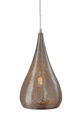 Blanton - Metal Pendant - Gray