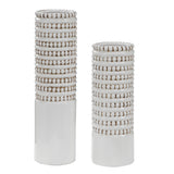 Angelou - Vases, Set Of 2 - White