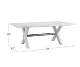 Nadine - Dining Table - White