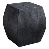 Grove - Black Wooden Accent Stool