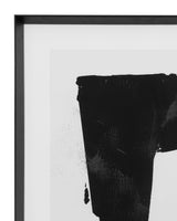 Triple Block Print I - Framed Art - Black