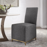 Gerard - Armless Chairs, Set Of 2 - Gray, Dark