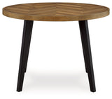 Blondon - Brown / Black - Dining Table and 4 Chairs (Set of 5)