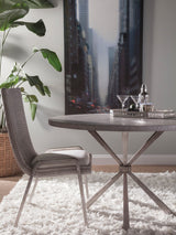 Signature Designs - Iteration Round Dining Table - Dark Gray