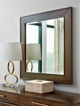 Zavala - Gallerie Square Mirror - Dark Brown